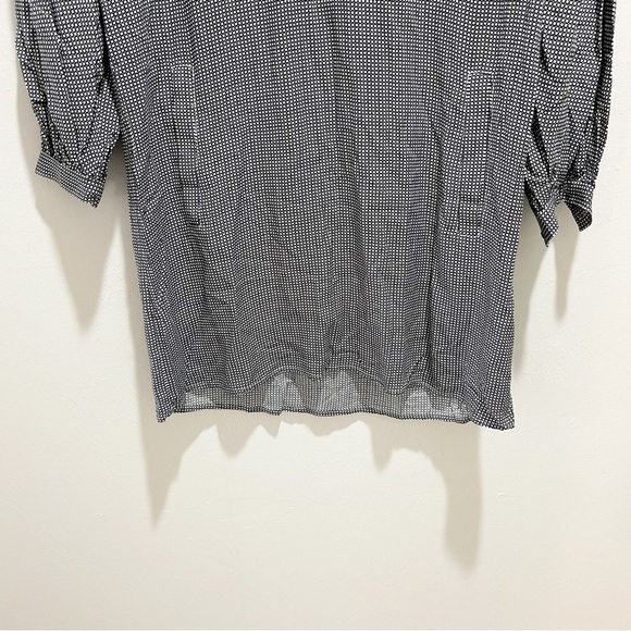 JOIE Women’s Black White STAR PRINT TUNIC DRESS Long Balloon Sleeves Size XS - Picture 6 of 7